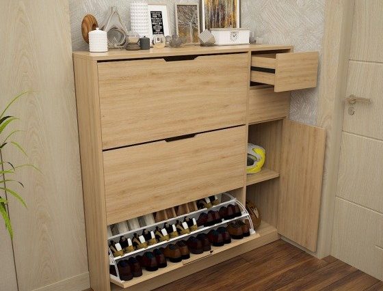 Tủ giày dép ứng dụng đa dạng trong không gian