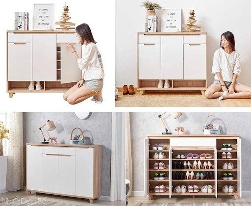 Tủ giày dép đa dạng mẫu mã
