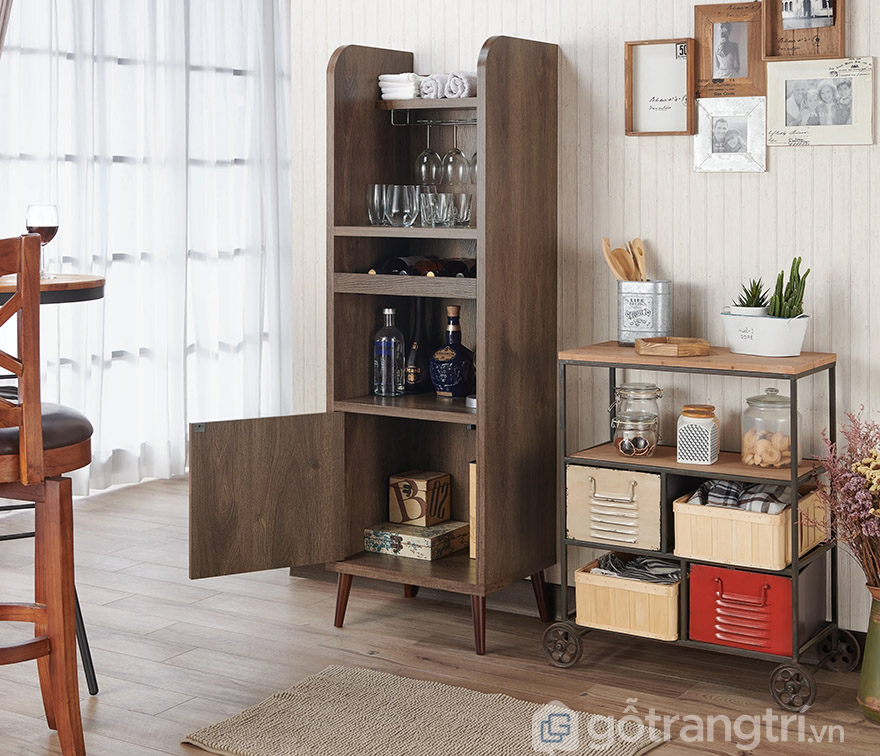 tủ trưng bày rượu mini