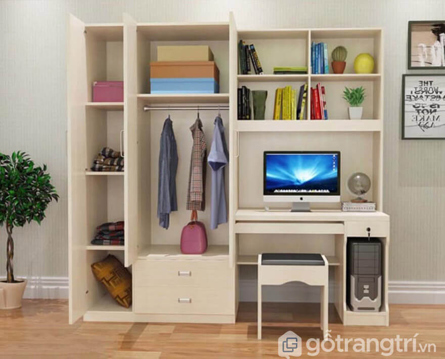 thiết kế tủ quần áo đa năng