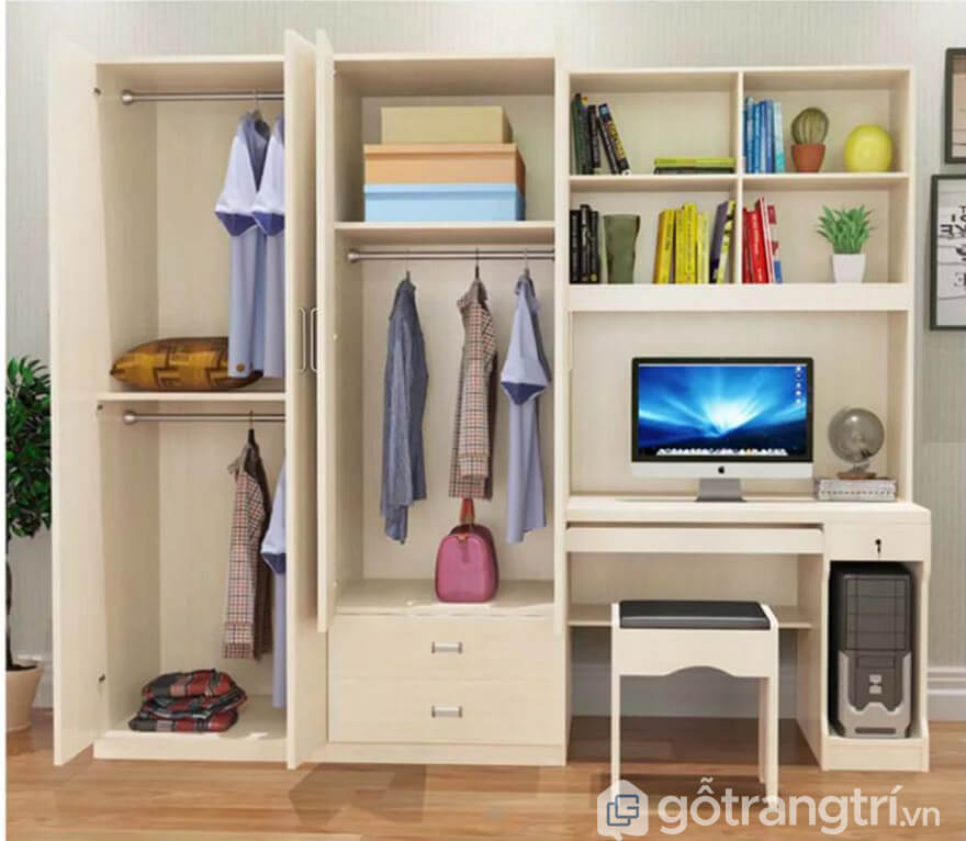 thiết kế tủ quần áo đa năng