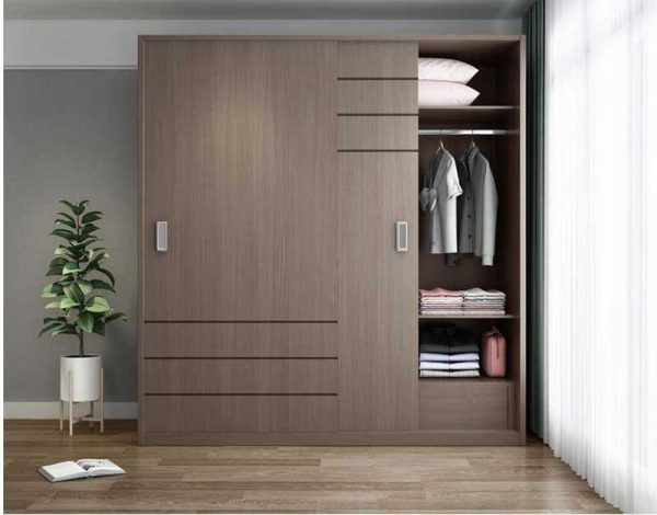 có nhiều loại gỗ công nghiệp làm tủ quần áo