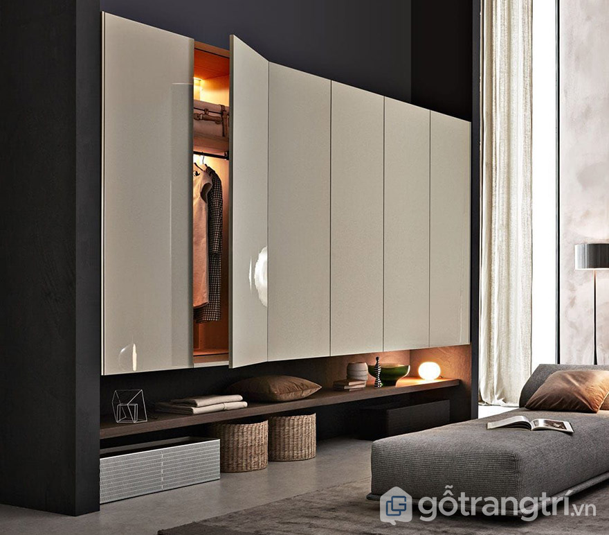 Thiết kế tủ quần áo thông minh hiện đại