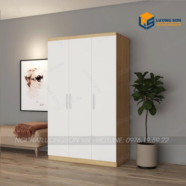 Tủ quần áo 3 cánh có sức chứa lớn