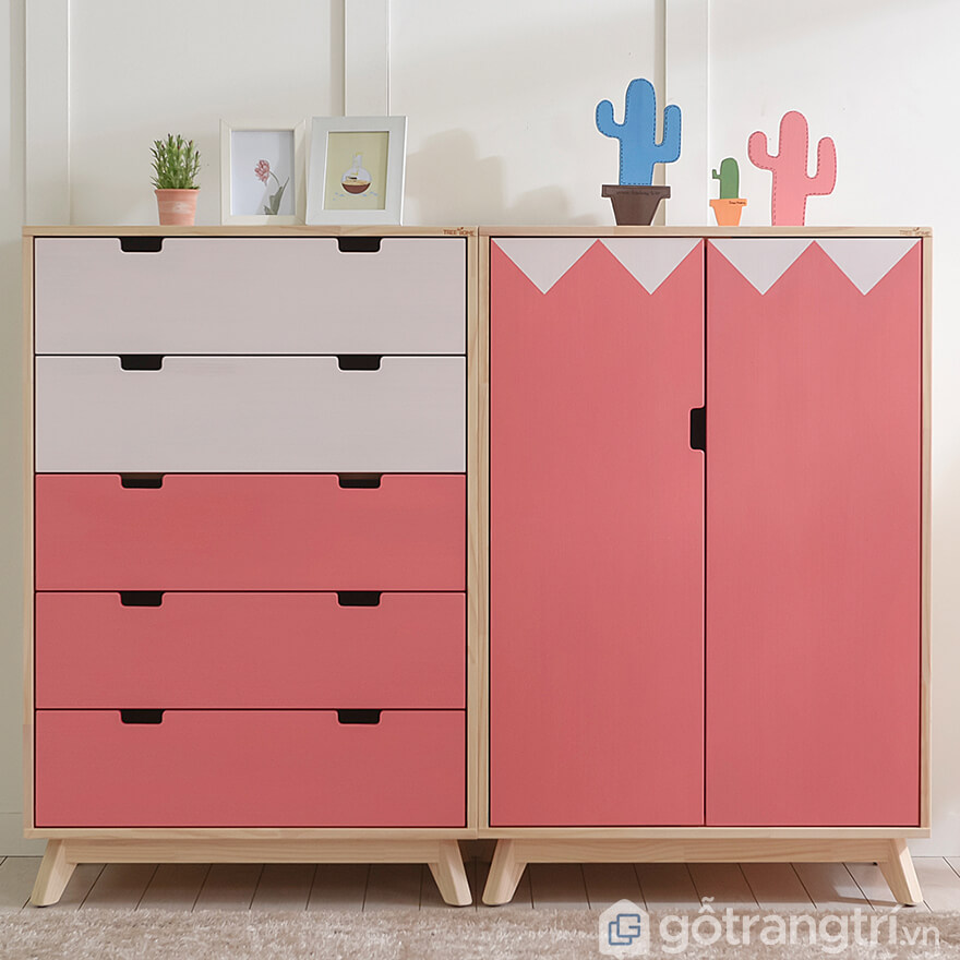 Tủ quần áo đẹp cho bé gái