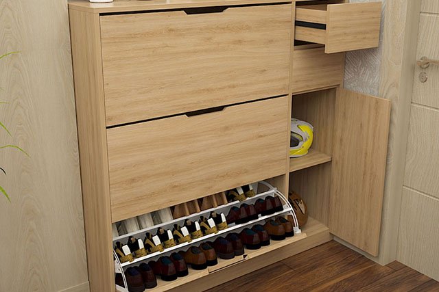 Tủ giày nội thất Mini nổi bật và cuốn hút