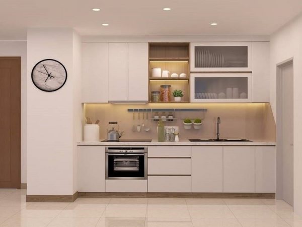 Tủ bếp chữ I có chi phí rẻ