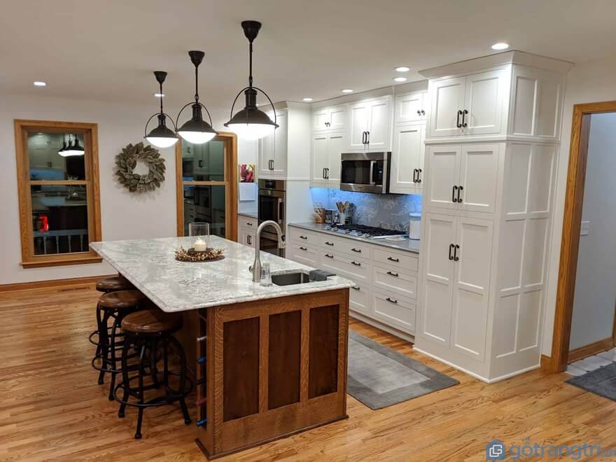 Nhược điểm của tủ bếp laminate - Ảnh: Internet