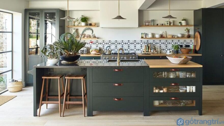 Tính thẩm mỹ của tủ bếp laminate - Ảnh: Internet