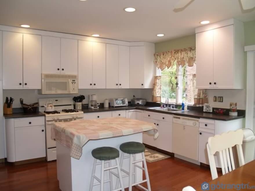 Tủ bếp laminate đẹp - Mẫu 02