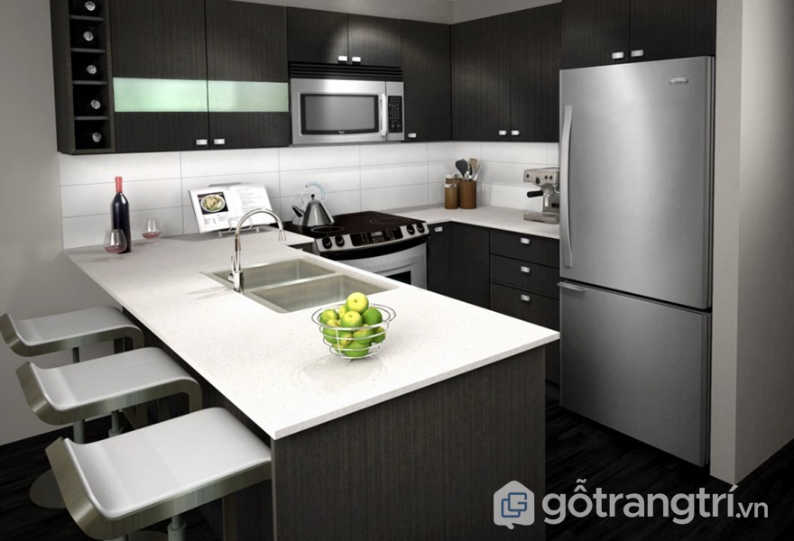 Thiết kế tủ bếp laminate đáng sở hữu năm 2019 - ảnh internet