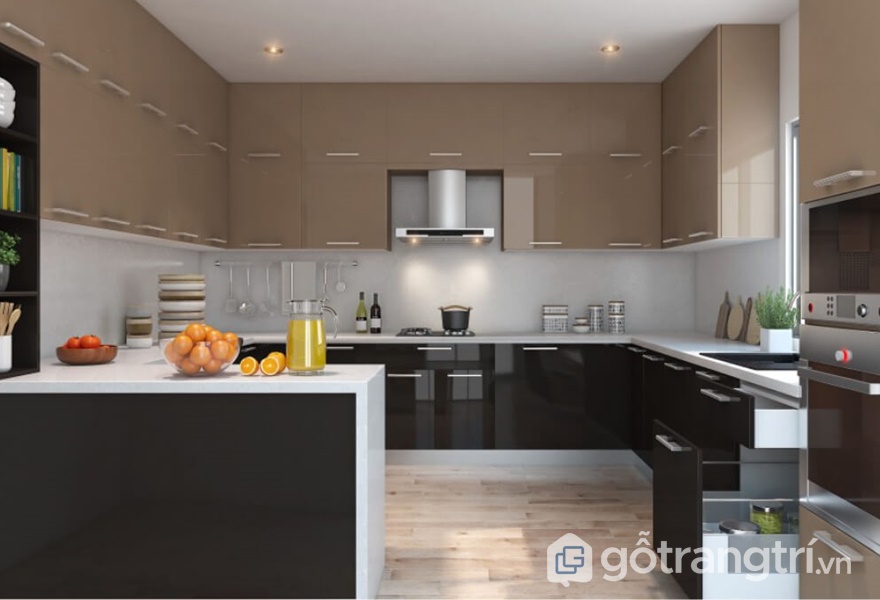 Thiết kế tủ bếp laminate đáng sở hữu năm 2019 - ảnh internet