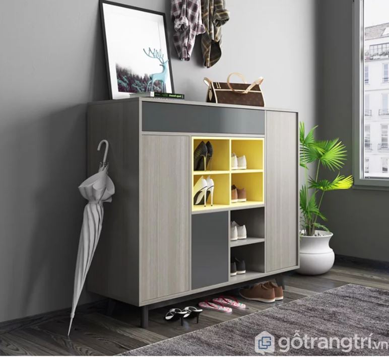 tủ để giày nên để vị trí nào