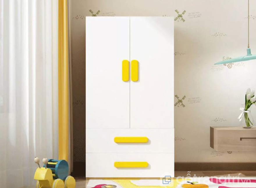 Tủ quần bằng gỗ mini cho bé
