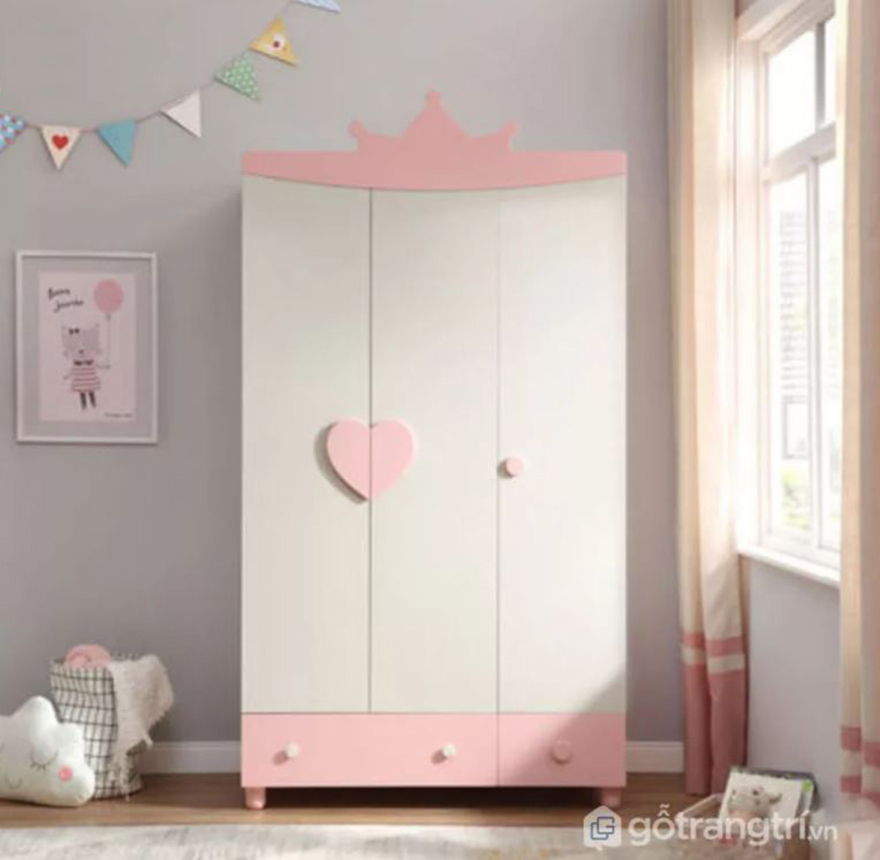 Tủ đựng quần áo trẻ em bằng