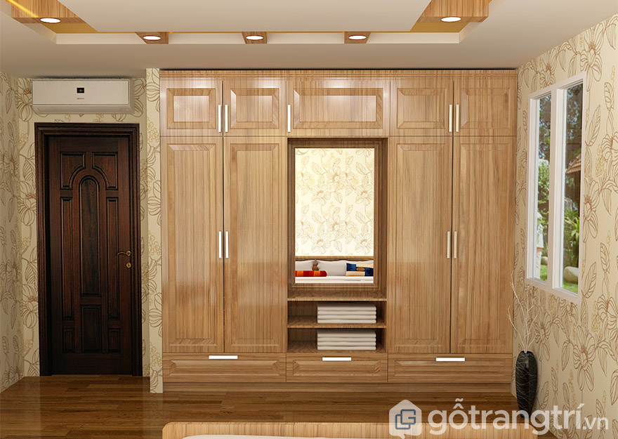 tủ gỗ xoan đào 3 cánh giá bao nhiêu
