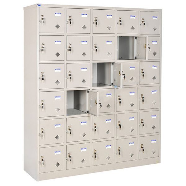 Tủ locker là sản phẩm bền bỉ được thiết kế với nhiều ngăn có khóa