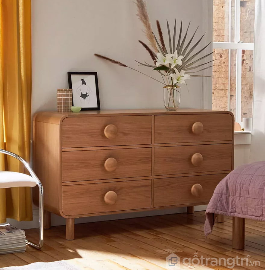 tủ ngăn kéo gỗ đựng quần áo