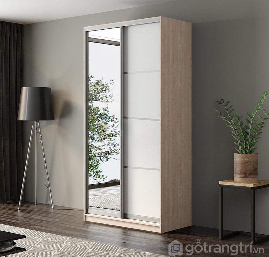 tủ quần áo 2 buồng