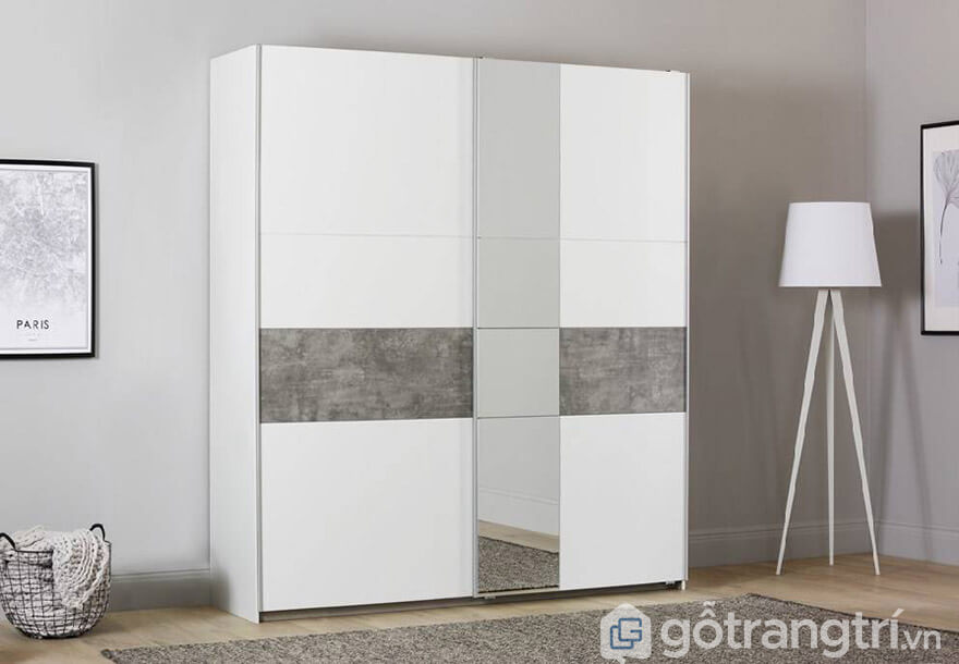 Tủ quần áo cửa lùa 1m4 hiện đại
