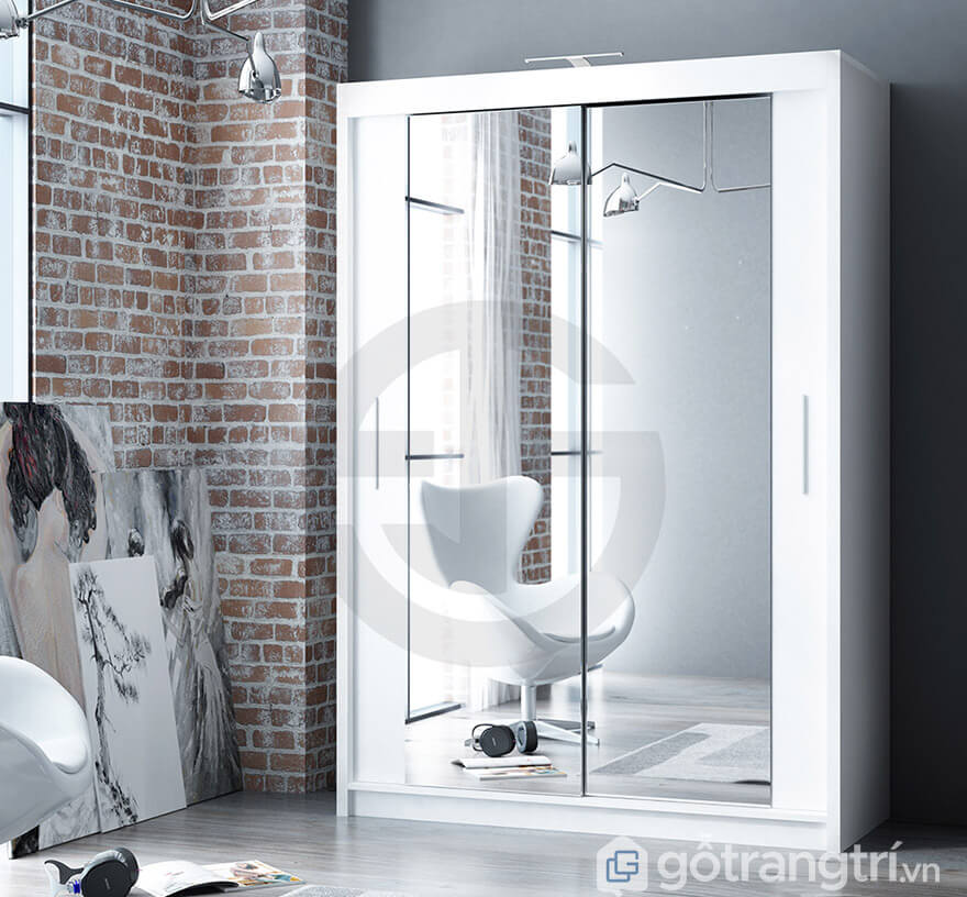 Tủ quần áo cửa lùa 1m4 hiện đại đẹp