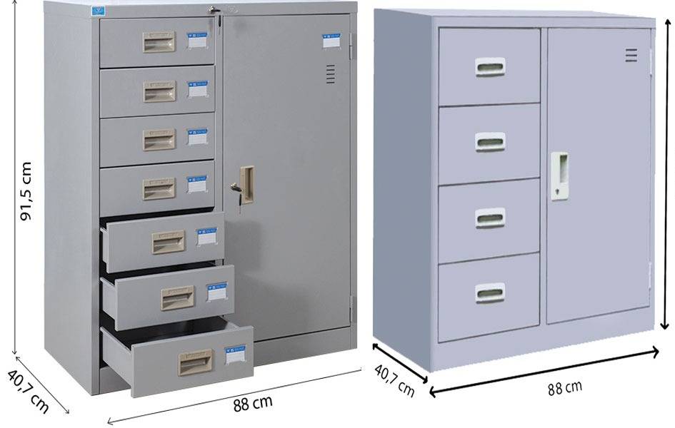 Mẫu tủ file văn phòng có thiết kế gọn nhẹ