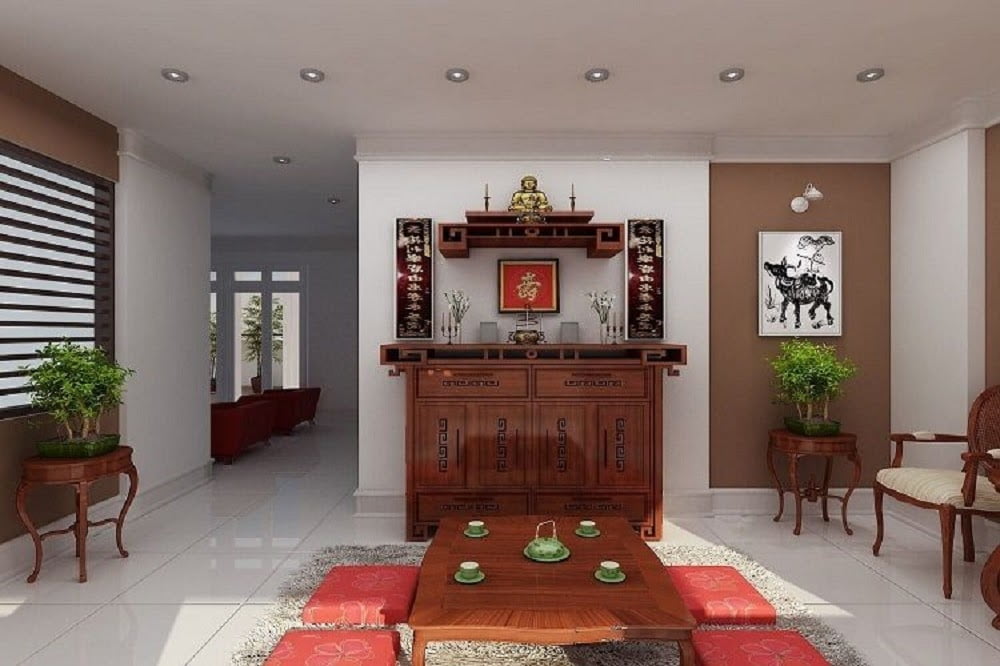 Tủ thờ nên làm bằng gỗ gì