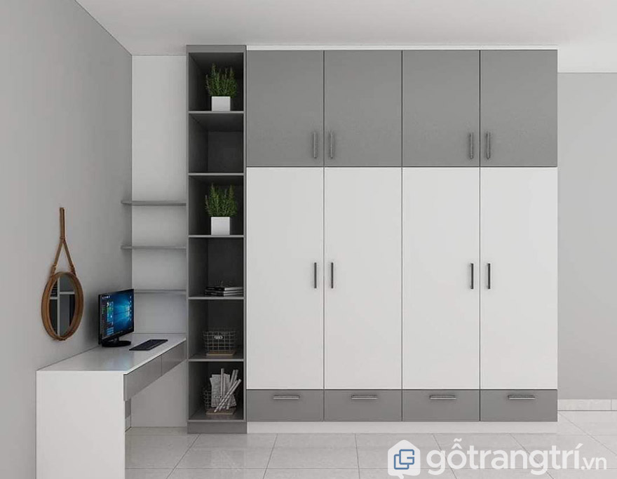 tủ quần áo gỗ công nghiệp giá rẻ hà nội
