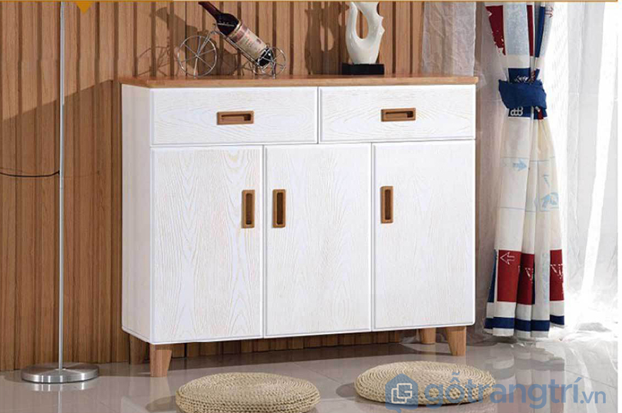 Tủ đựng giày dép bằng gỗ giá rẻ