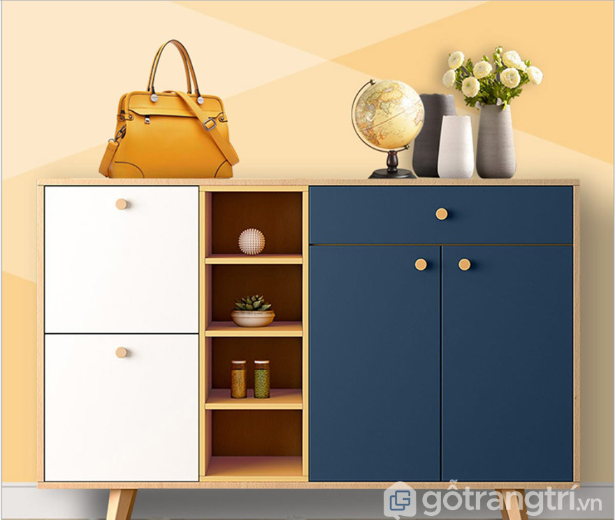 Tủ đựng giày dép bằng gỗ giá rẻ