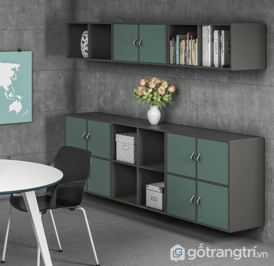 Tủ hồ sơ treo tường giúp tiết kiệm diện tích