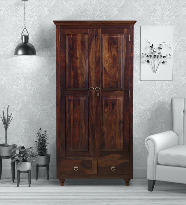 Tủ quần áo nhỏ gọn bằng gỗ tự nhiên cao cấp