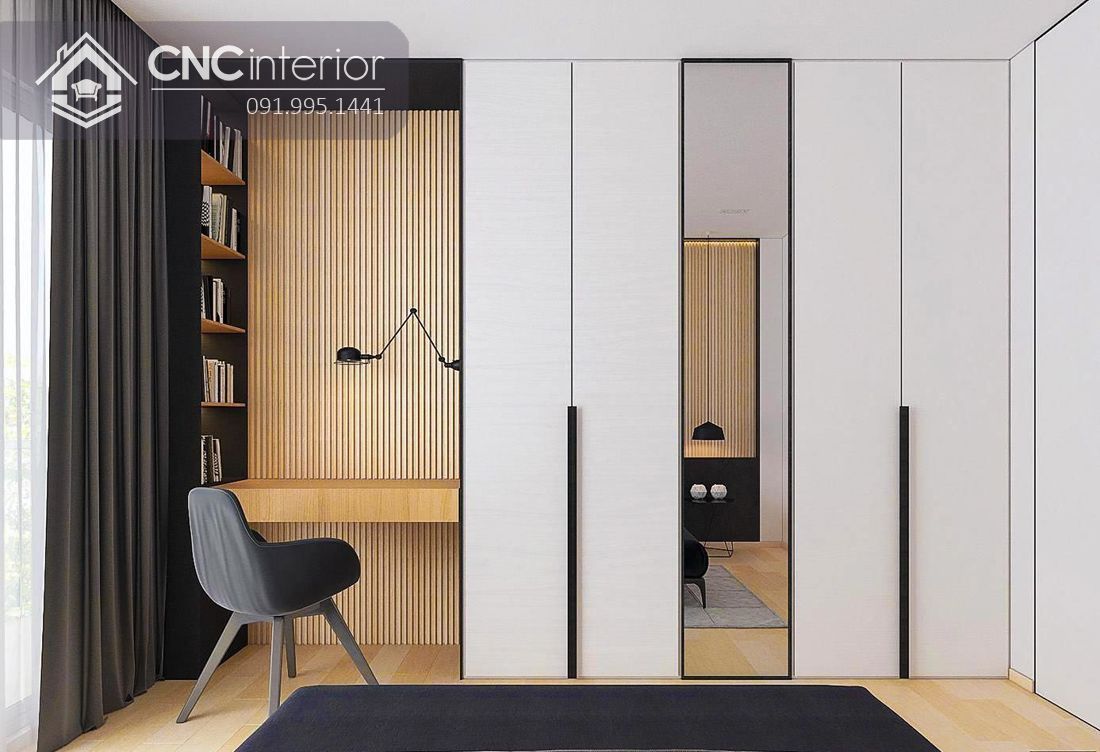 KINH NGHIỆM KHI MUA TỦ QUẦN ÁO KẾT HỢP BÀN LÀM VIỆC 12 Tủ quần áo kết hợp bàn làm việc (11)