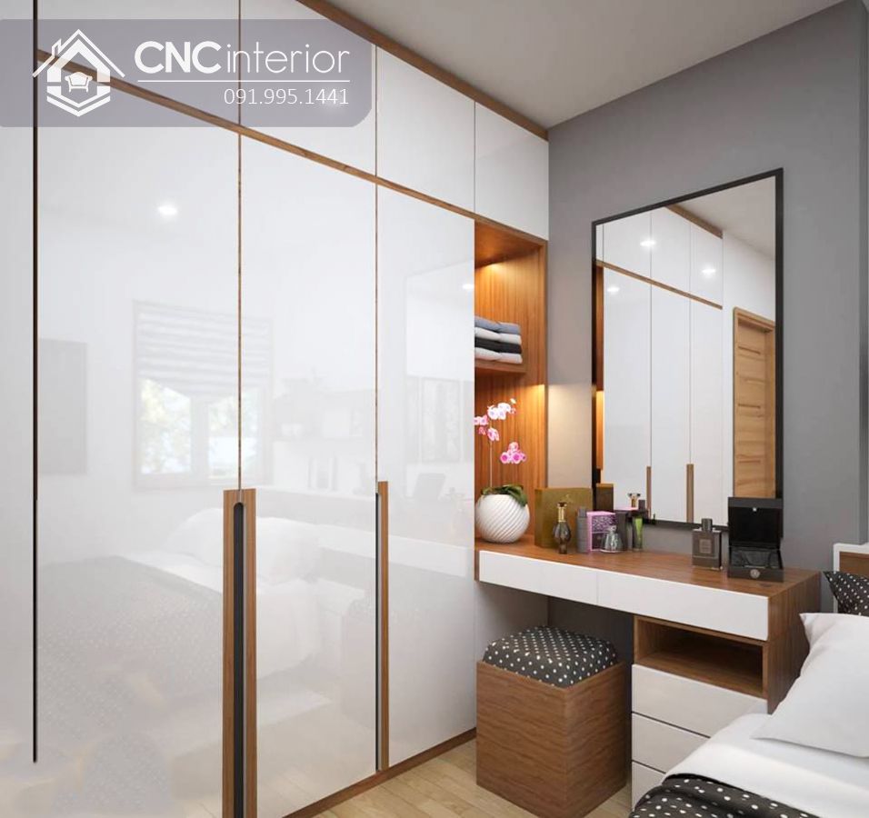 KINH NGHIỆM KHI MUA TỦ QUẦN ÁO KẾT HỢP BÀN LÀM VIỆC 8 Tủ quần áo kết hợp bàn làm việc (7)
