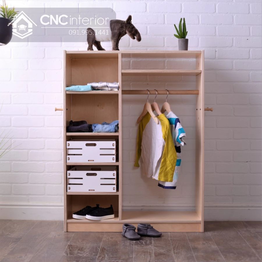 TỦ QUẦN ÁO TRẺ EM BẰNG GỖ MDF ĐA PHONG CÁCH CHO CÁC BÉ LỰA CHỌN