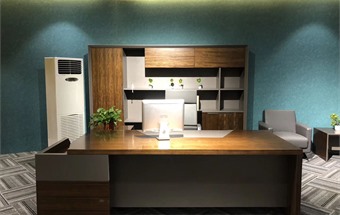 Bộ bàn tủ lãnh đạo Monte Bianco - vẻ đẹp Luxury trong từng chi tiết thiết kế