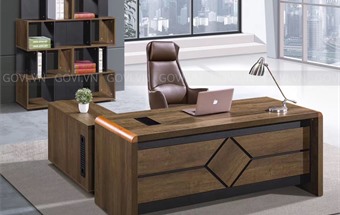 Nội thất văn phòng giám đốc đẳng cấp cùng bộ bàn tủ Sonic