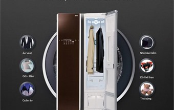 Tủ chăm sóc quần áo thông minh: Chăm dưỡng quần áo chuẩn spa