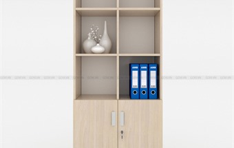 Tủ gỗ đựng tài liệu văn phòng giá tốt ở Hà Nội - Nội thất Govi