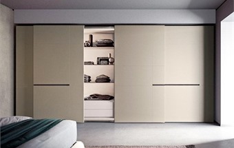 Vừa đẹp vừa sang với tủ quần áo âm tường phòng ngủ hiện đại